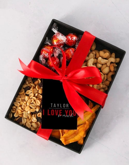 Personalised Love Bites Nut Tray (4pc)