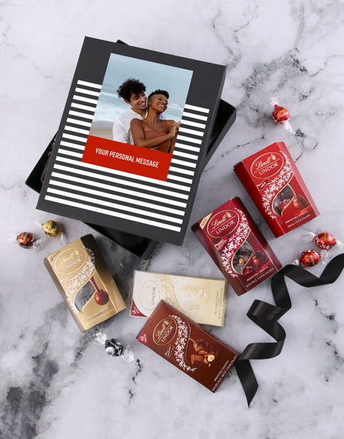 Personalised Lindt Photo Gift Box