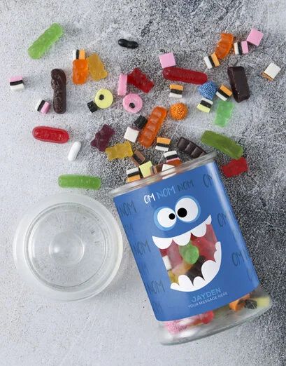 Personalised Sweet Monster Gift Jar (Standard)