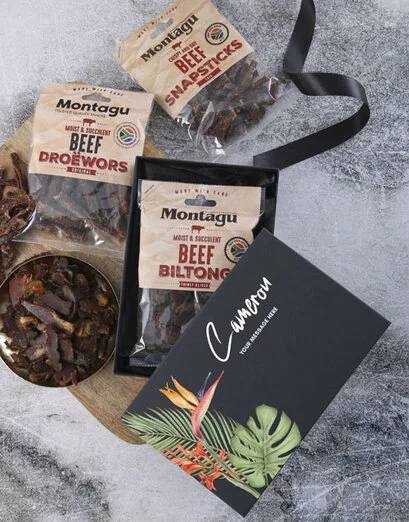 Personalised Strelitzia Biltong Box (Standard)