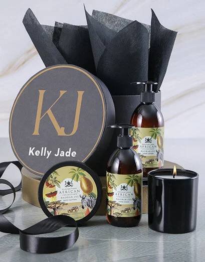 Personalised Baobab Body Pamper Hat Box