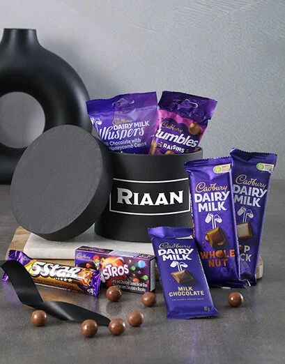 Personalised Cadbury Treats Hat Box (Standard)