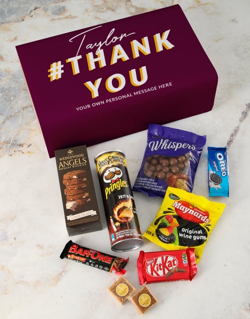 Personalised Thank You Gourmet Giftbox (Standard)