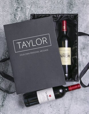 Personalised Luxurious Wine Duo (Standard)