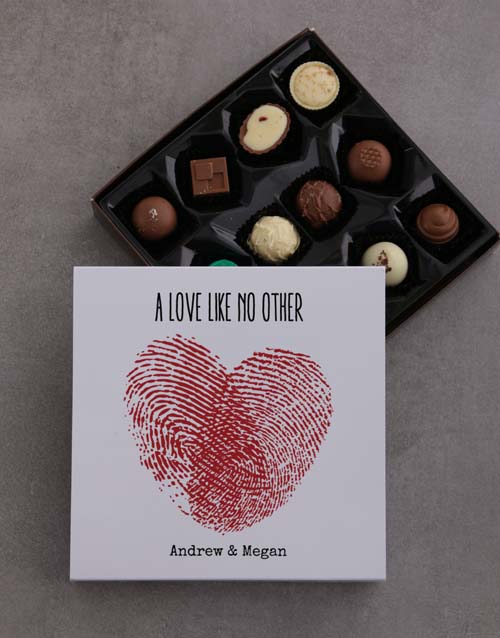 Personalised Love Like No Other Choc Tray