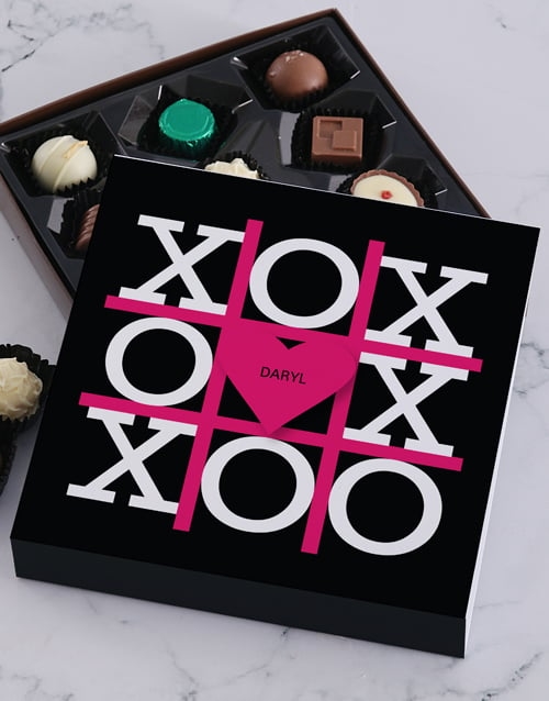 Personalised XOXO Chocolate Tray