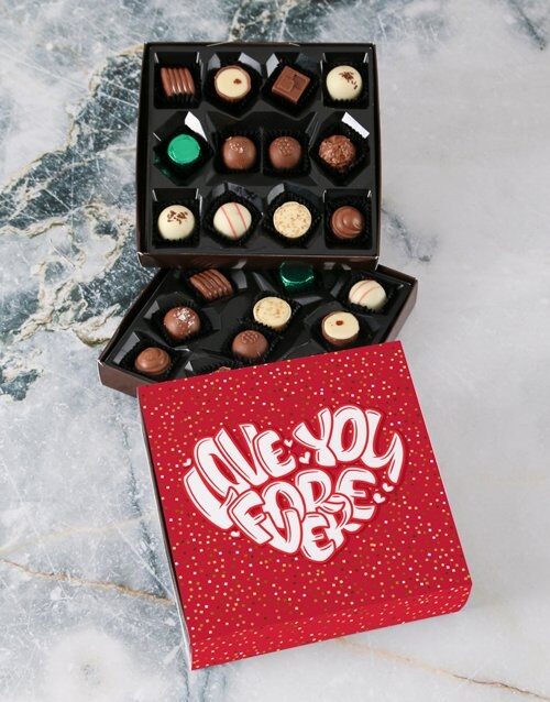 Love You Forever Double Choc Tray (STANDARD)