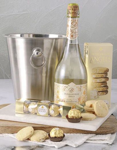 All things golden ice bucket hamper (Standard)