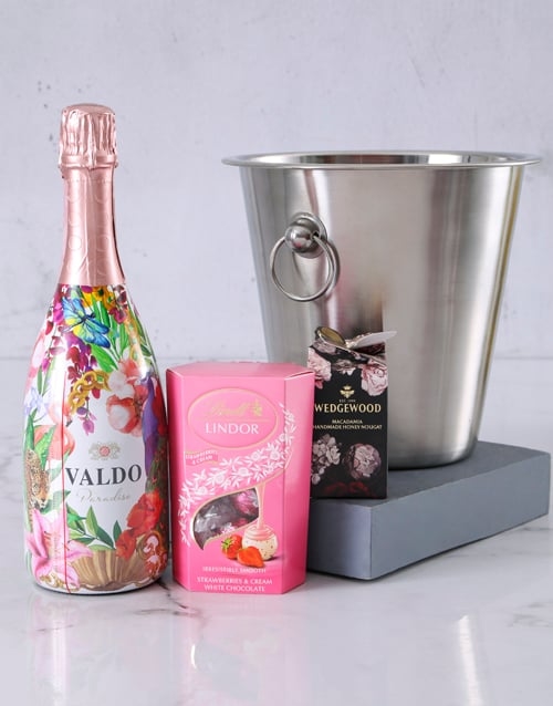 The Floral Valdo Ice Bucket Hamper (Standard)