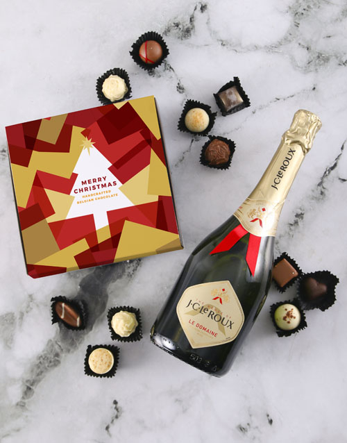 Festive Belgian Chocolate Treat Crate