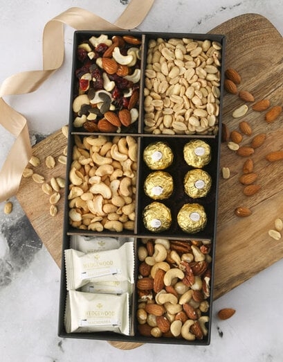 Luxe Nut And Chocolate Keepsake Tray