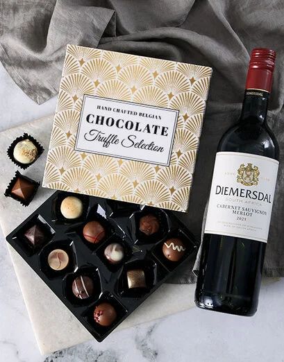 Luxe Belgian Chocolate Truffle Gift Box (Standard)