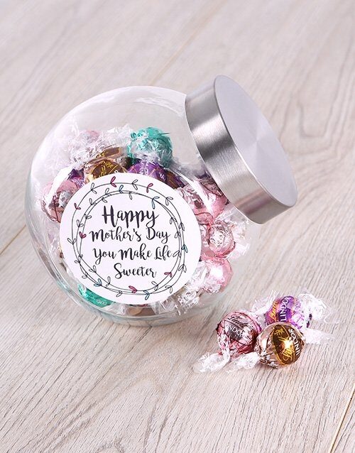 Mothers Day Lindt Balls Candy Jar (30 Lindt)