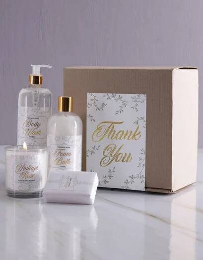 Vintage Rose Golden Gift Set (Standard)