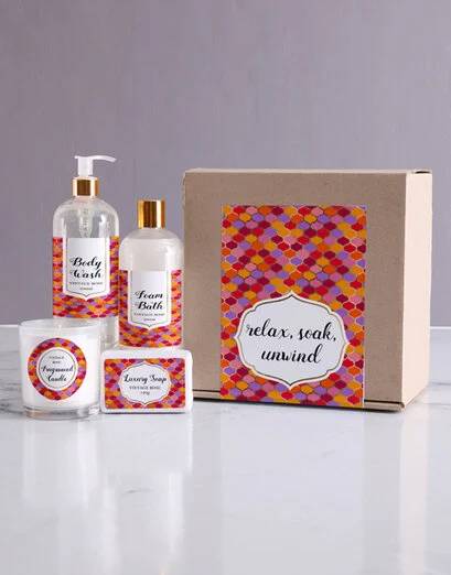 Relax Bath Kraft Gift Set