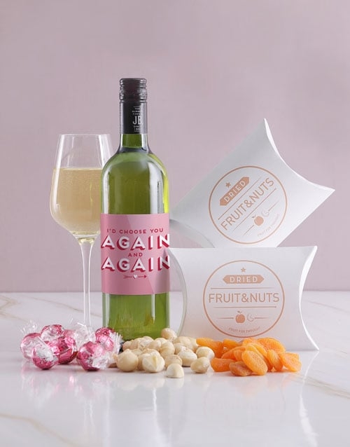 Choose You Wine and Snack Hamper