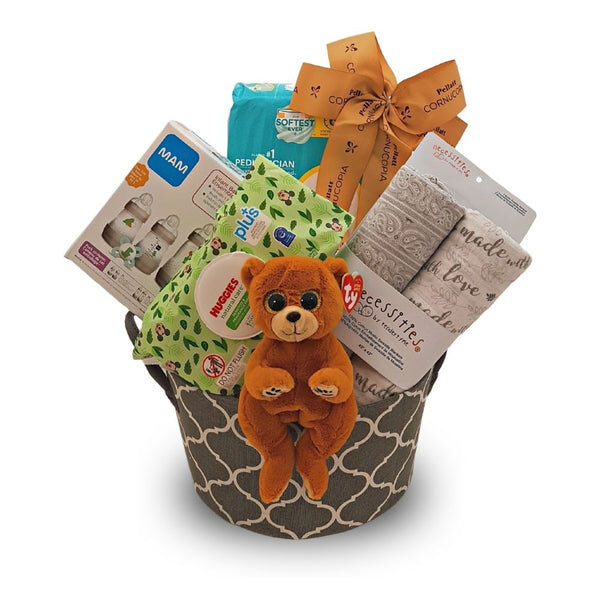 Unisex Baby Essentials Gift Basket Unisex Baby Essentials Gift Basket