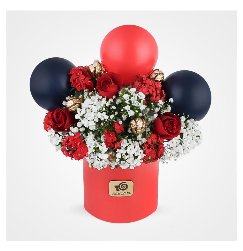Arad Flower and Balloon Box