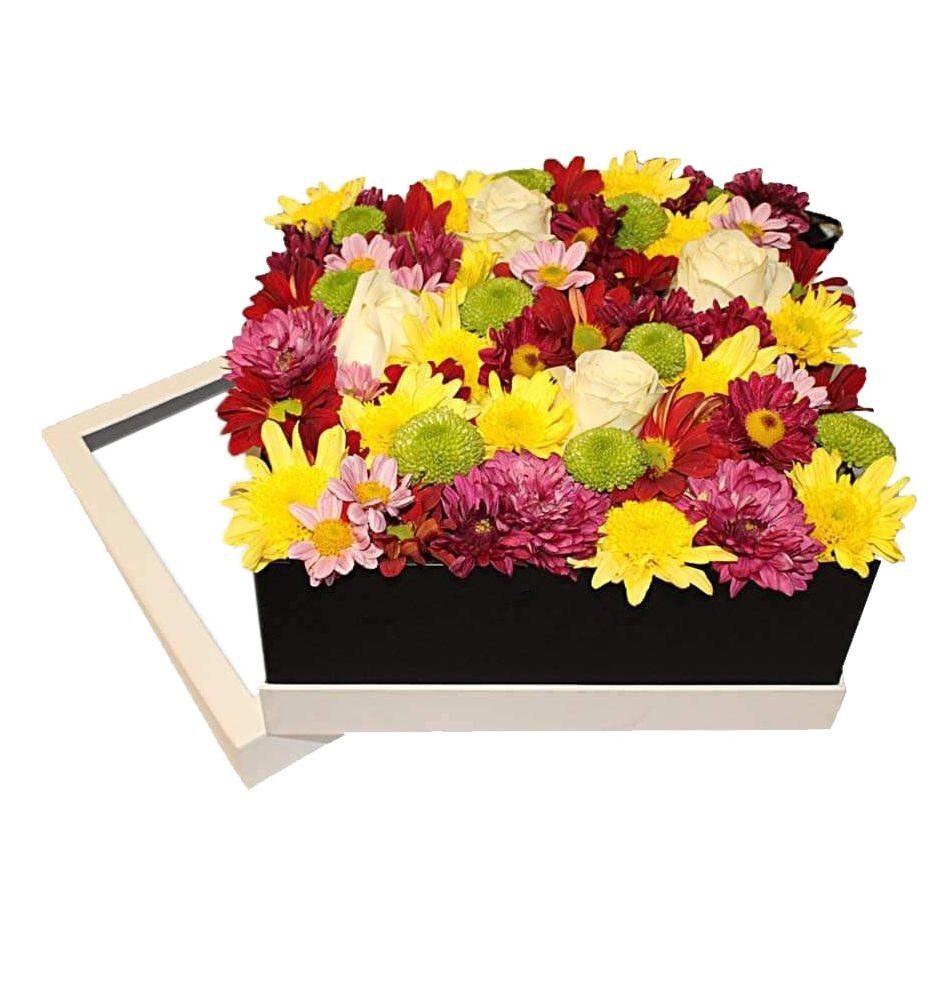 Colourful Autumn Flower Box