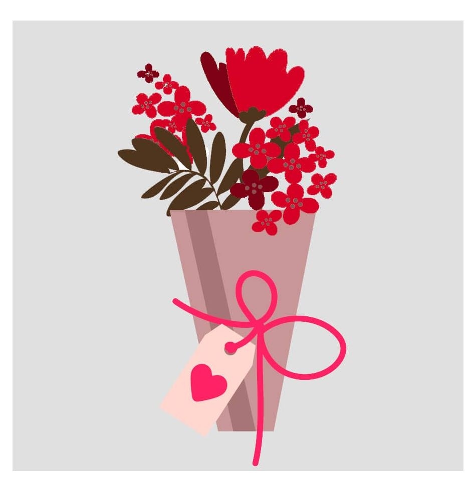 Florist Offer Red Bouquet