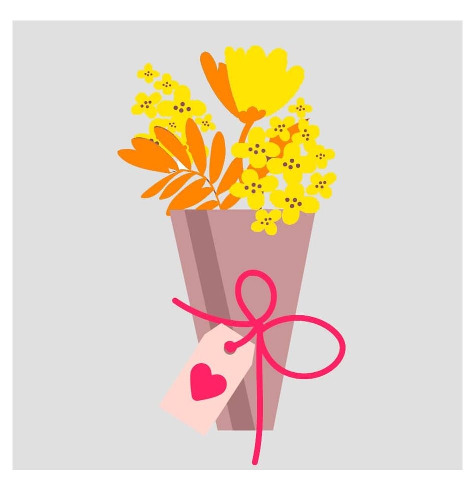 Florist Offer Yellow Bouquet