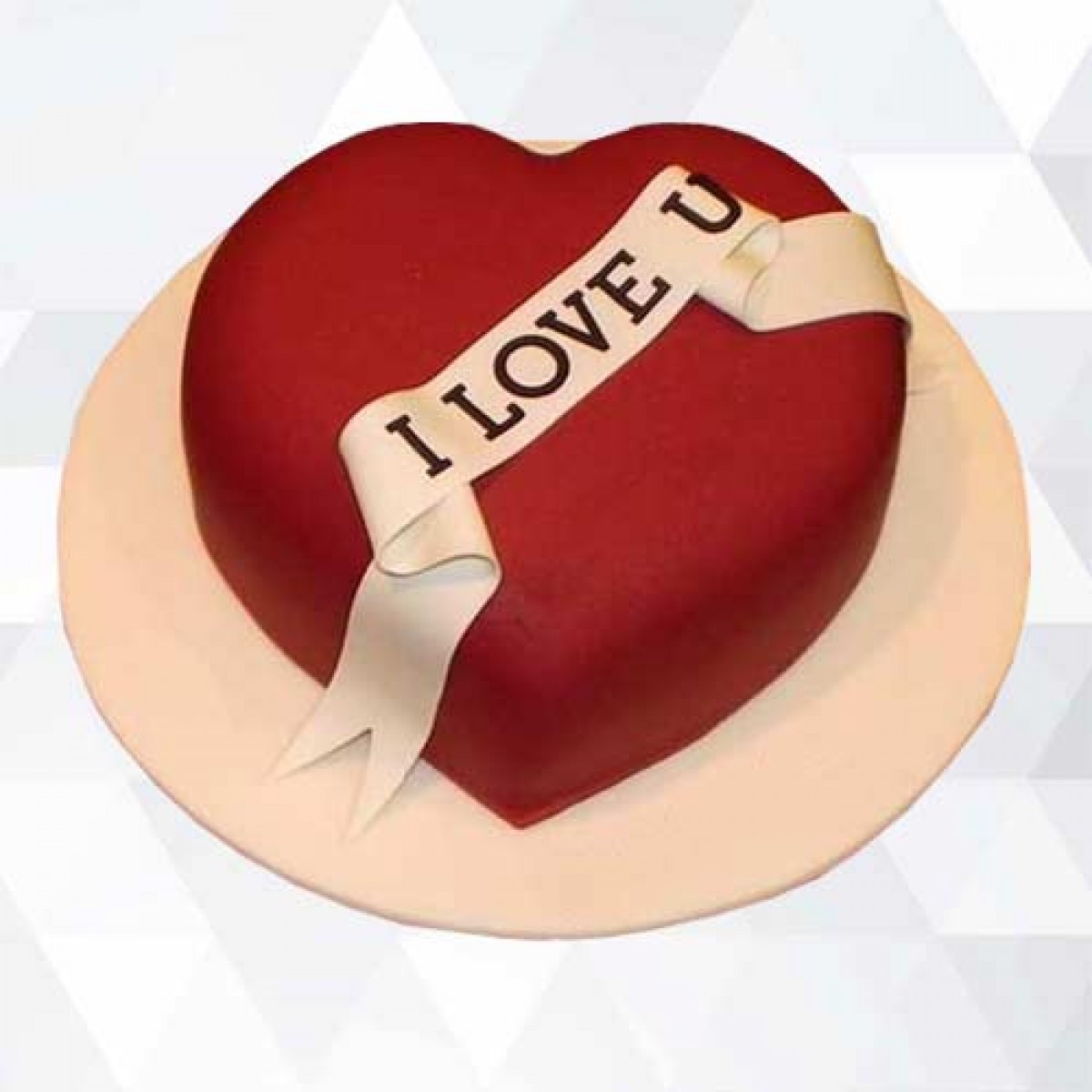 I Love You Cake