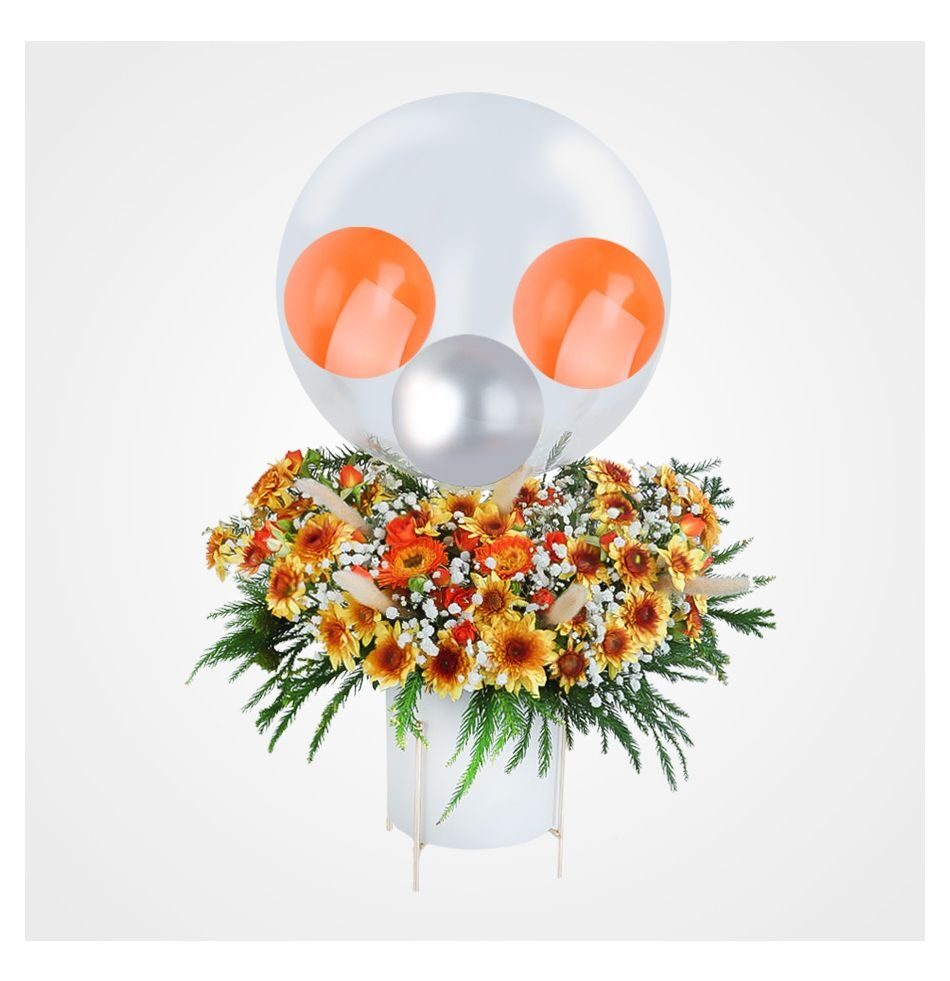 Noushin Flower and Balloon Vase