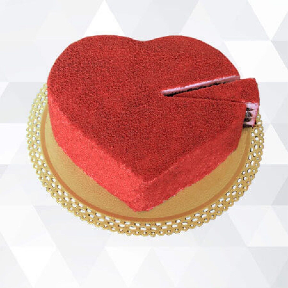 Red Heart Cake (Medium)