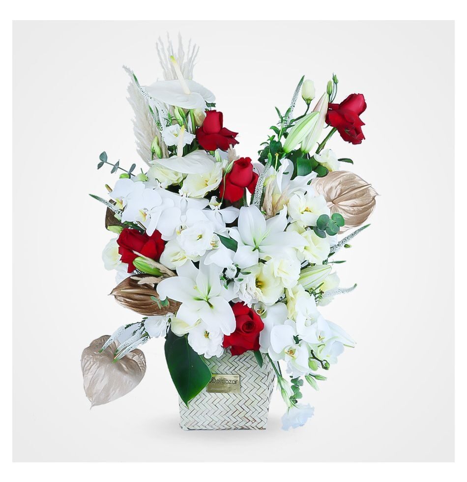 Setilla Orchids Flower Basket