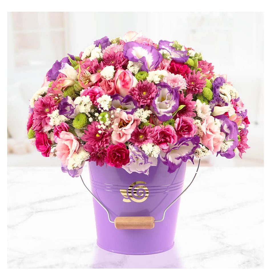 Violet Flower Vase