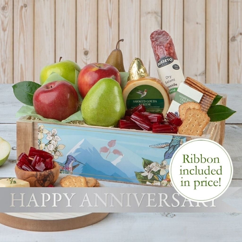 Timeless Anniversary Fruit Crate