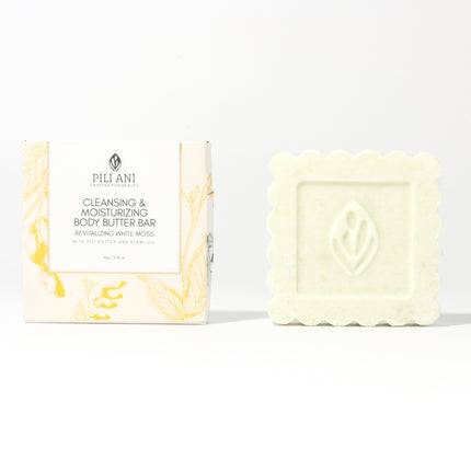 Cleansing & Moisturizing Body Butter Bar - Revitalizing White Moss
