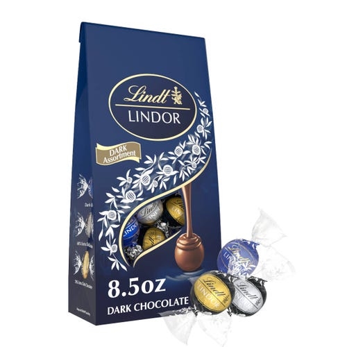 Assorted Dark Chocolate LINDOR Truffles 20-pc Bag (8.5 oz)