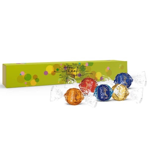 Assorted Thank You LINDOR Gift Box (10-pc, 4.2 oz)