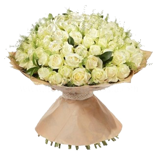 Wrapped Long-Stemmed Roses