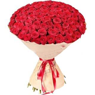Wrapped Long-Stemmed Roses
