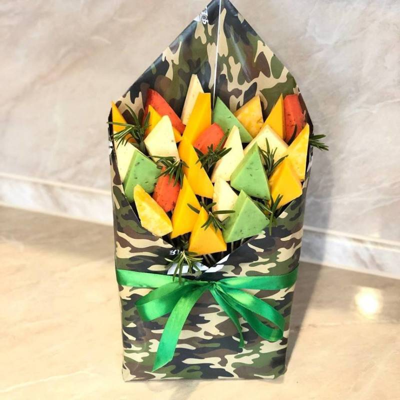 Cheese,bouquet,for,men