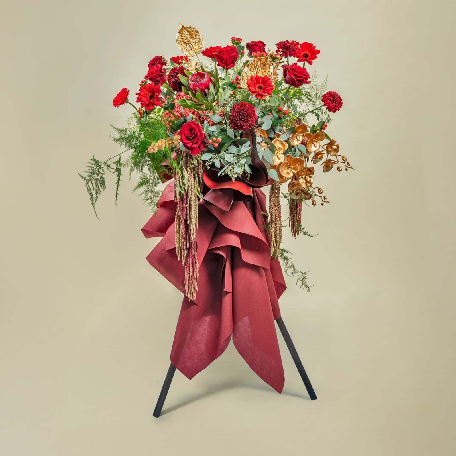 Majestic Grand Opening Flower Stand