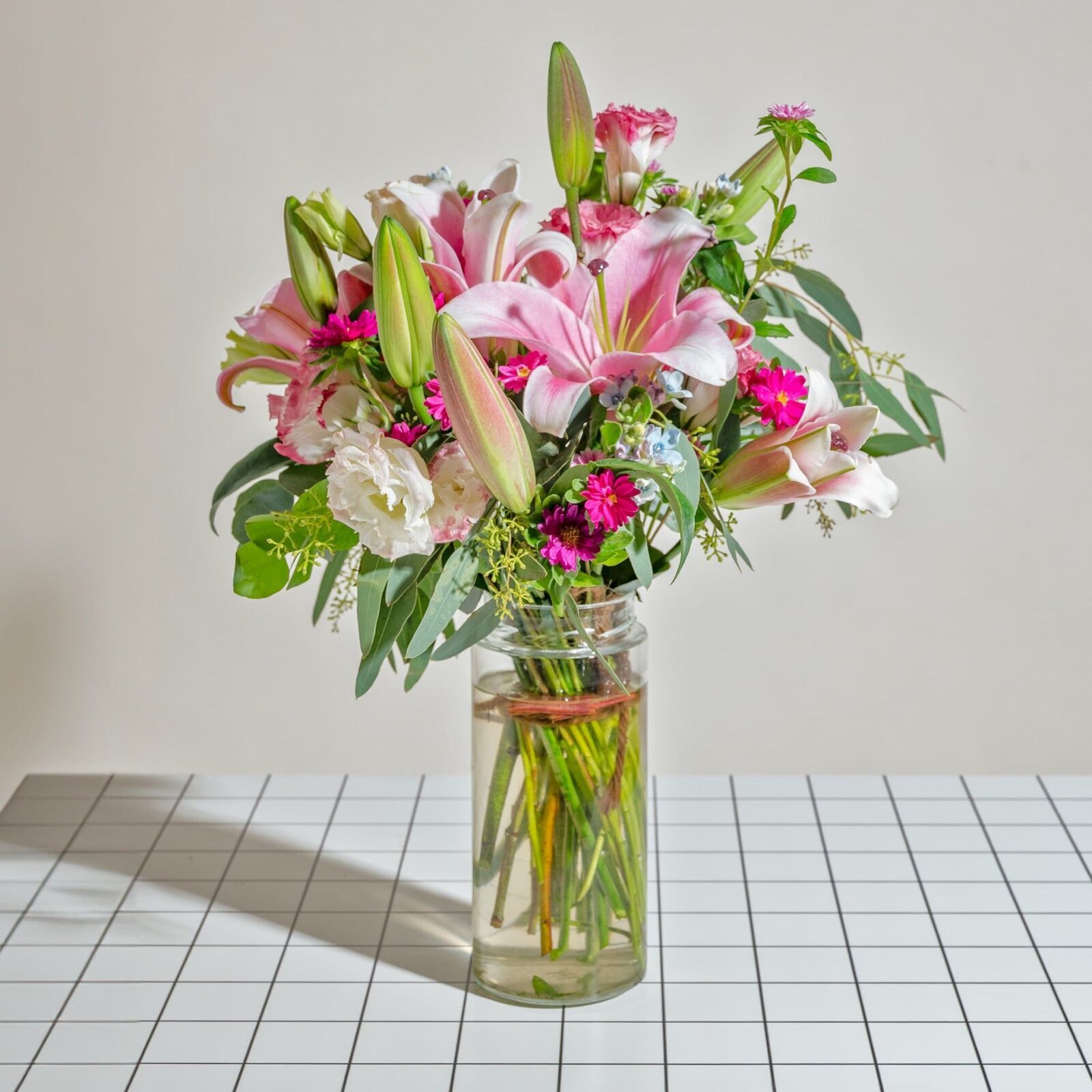 Soft Pink Lilies