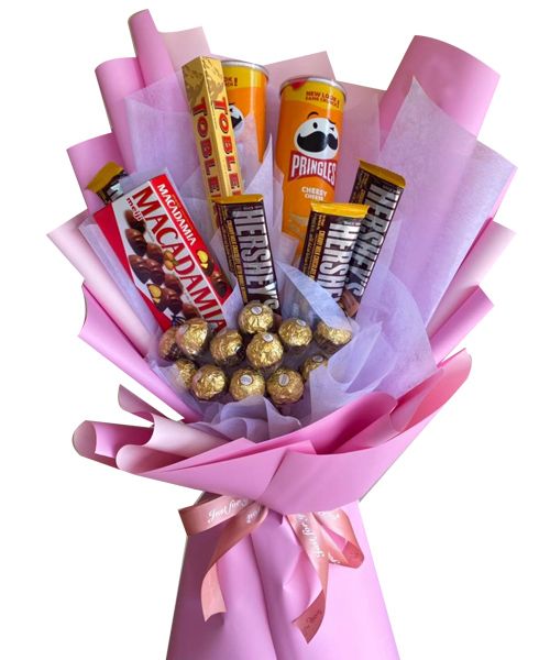 Snacks Combo in a Bouquet