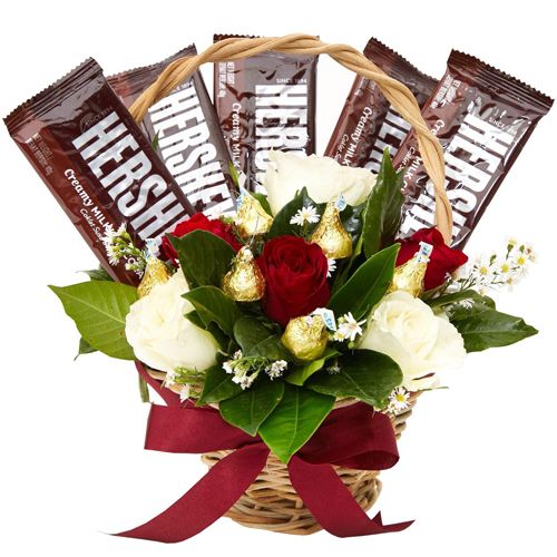 Chocolate & Roses Gift Basket