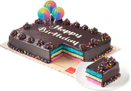 Rainbow Dedication Cake 8x12'' By Red Ribbon