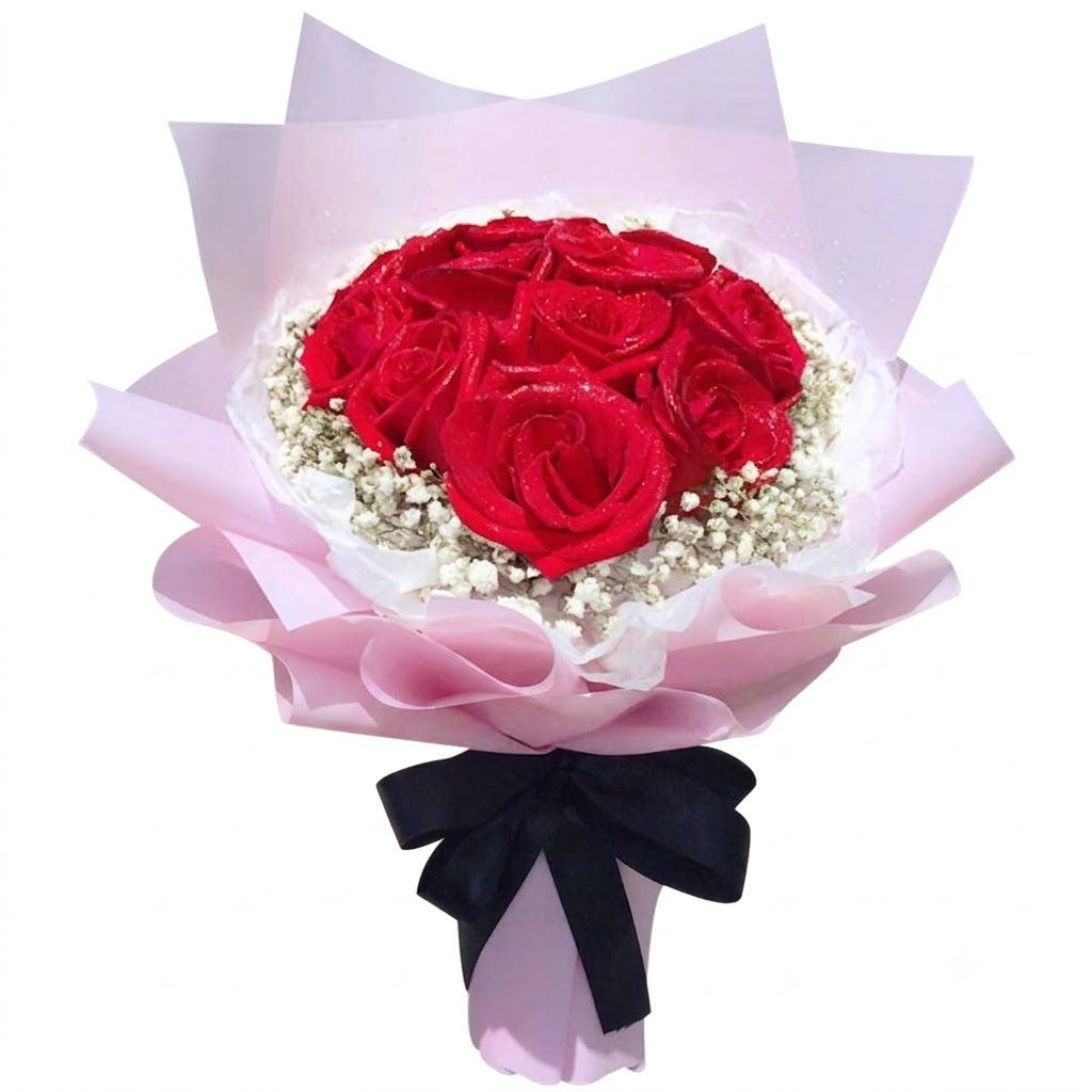Dozen of Red Color Roses Bouquet