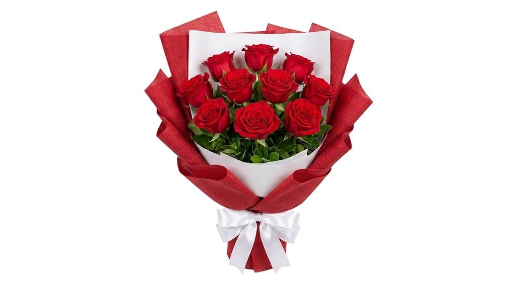 Bloom In Love - A Bouquet of 12 Red Roses
