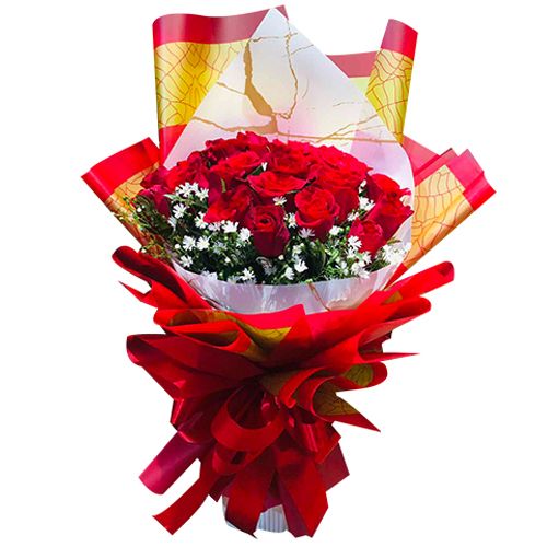 24pcs Red Rose Bouquet