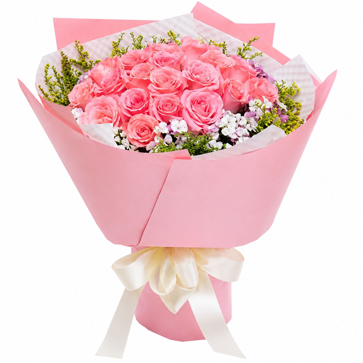 Manufacturing Romantic 24 Pink Roses#89
