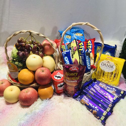 Fruit Basket with Chocolates