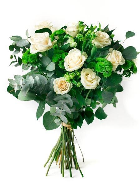 Cream Comfort (Small (12 Roses) (As Shown))