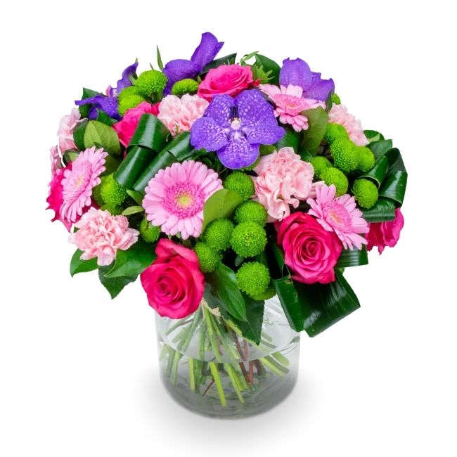 Bouquet of pink flowers – Brigitte (Small)