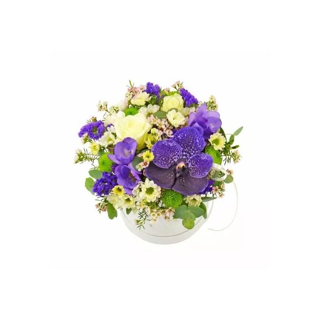 Box of flowers – Violet (Small)